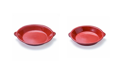 <p>テラコッタ・皿<br>大 約直径27&times;高さ4cm　税込690円</p>
<p>テラコッタ・皿<br>小 約直径24&times;高さ4cm　税込650円</p>