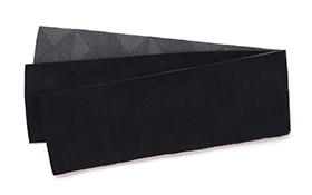 <p>帯<br>風車・ネイビー×グレー・婦人用<br>サイズ：約16×400cm<br>税込15,000円</p>